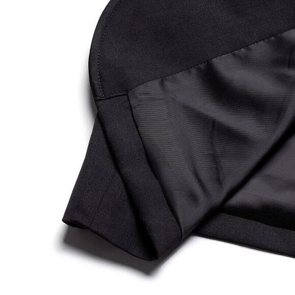 Armani Exchange Mens Black Two Button Modern-fit Stretch Casual Blazer Jacket 36 - Picture 9 of 16